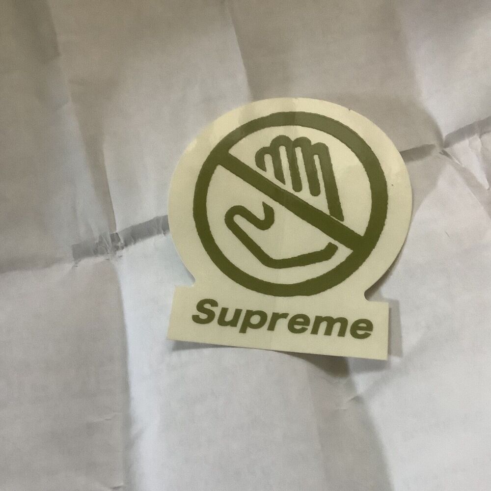Supreme Warning Sticker 100% Authentic FW22 Season IN HAND